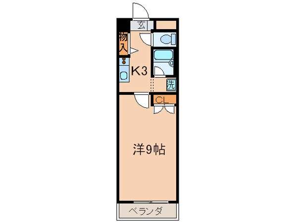 ヒルズ青山(402)の物件間取画像